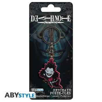 DEATH NOTE - Schlüsselanhänger "Ryuk"  Ein Gott des Todes! Geben Sie ihm einen Apfel, um einen Gefallen von einem Shinigami auf diesem niedlichen Death Note Schlüsselanhänger von ABYstyle zu erhalten!